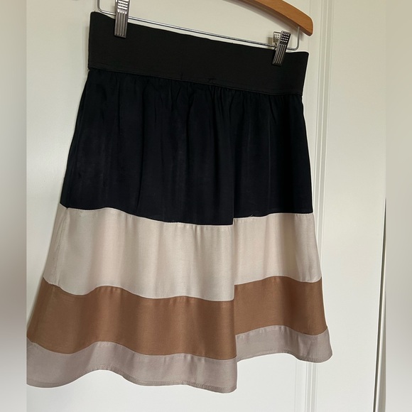 ZARA Basic striped Skirt SZ M - Picture 2 of 4